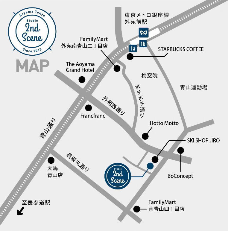 Studio2ndSceneの地図